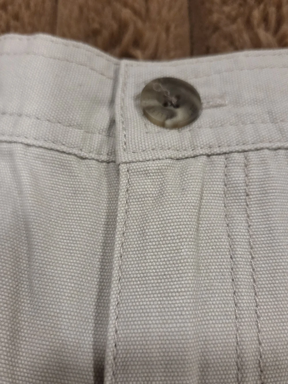 Bimini Bay Performance Gear Shorts Mens 38 Beige Hiking Fishing 100% Cotton